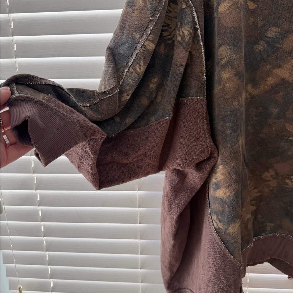 We the Free by Free People Floral Oversized Sweatshirt - Picture 3 of 4